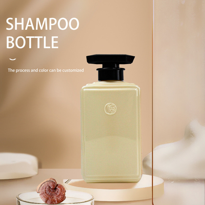In 500ml PET Chai đựng sữa dưỡng da vuông rỗng rỗng cho chai dầu gội và dầu xả