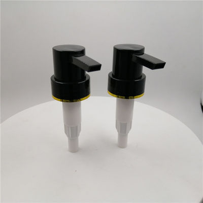 Bơm chai nhựa 33 / 410mm, Bơm phân phối kem dưỡng da Thay thế bằng vàng xung quanh