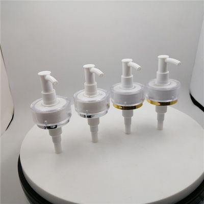 Máy bơm phân phối dầu gội đầu thẩm mỹ 33/410 1.5cc với viền vàng xung quanh