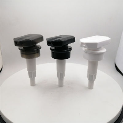 Bơm phân phối dầu gội đầu 33 / 410mm SGS, Bơm phân phối sữa tắm màu đen và trắng