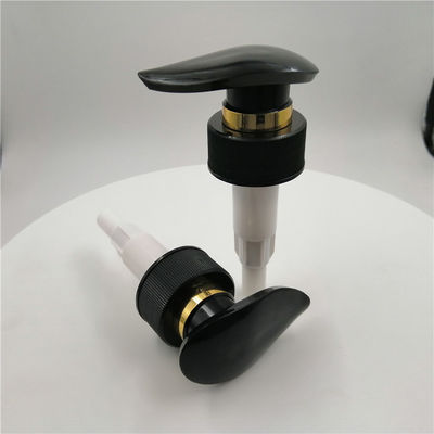 Sự chấp thuận của SGS Máy bơm phân phối dầu gội đầu có khóa vàng với vòng vàng