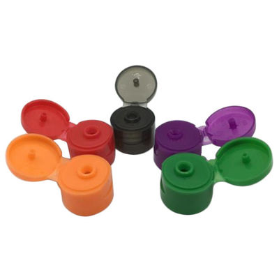 SGS 24mm Chai xi lanh Nắp lật, Nắp lật 24 410 cho Chai nước Đóng êm
