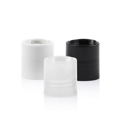 Màu đen và trắng không tràn 20/410 Đĩa nắp trên cho chai dầu gội