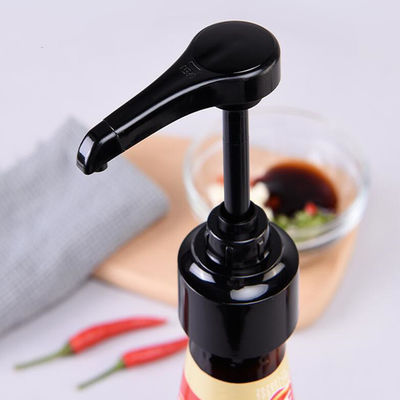 Máy bơm Gallon nhựa 38mm màu đen không tràn, Bơm xi-rô 750ml Sử dụng trong nhà bếp