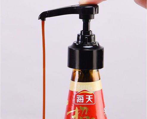 Máy bơm Gallon nhựa 38mm màu đen không tràn, Bơm xi-rô 750ml Sử dụng trong nhà bếp