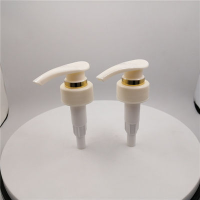 Máy bơm chai nhựa có khóa trục vít 1.5cc, Nắp máy bơm 28mm với nắp có gân