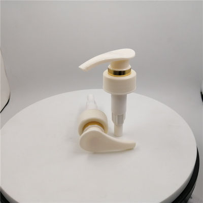 Máy bơm chai nhựa có khóa trục vít 1.5cc, Nắp máy bơm 28mm với nắp có gân