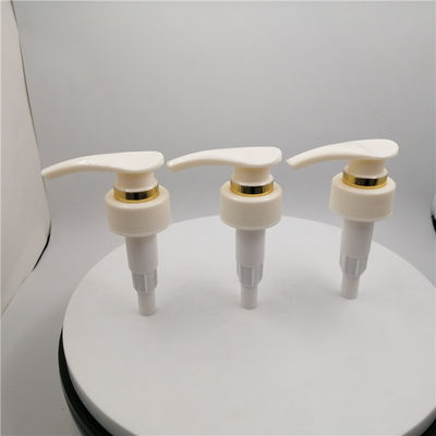 Máy bơm chai nhựa có khóa trục vít 1.5cc, Nắp máy bơm 28mm với nắp có gân
