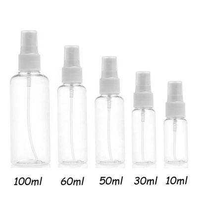 Chai xịt nhựa màu tùy chỉnh 10ml 30ml 50ml 60ml 100ml