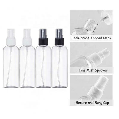 Chai xịt nhựa màu tùy chỉnh 10ml 30ml 50ml 60ml 100ml