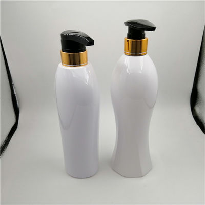 Chai đựng nhựa 33/410 không tràn có bơm, Chai bơm màu trắng 500ml