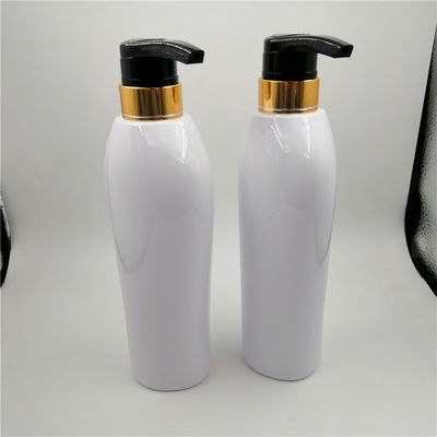 Chai đựng nhựa 33/410 không tràn có bơm, Chai bơm màu trắng 500ml