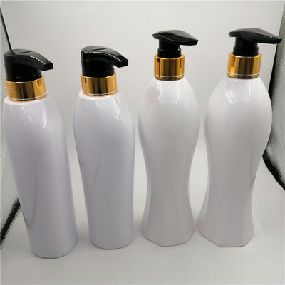 Chai đựng nhựa 33/410 không tràn có bơm, Chai bơm màu trắng 500ml