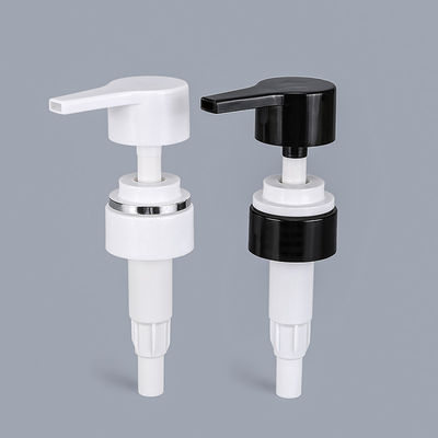 Máy bơm xà phòng bằng nhựa trắng có thể đổ đầy lại với Chrome xung quanh cạnh
