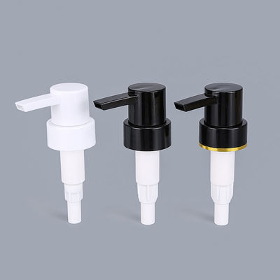 Khóa vặn vít màu đen và trắng 28mm 33mm Bơm phân phối kem dưỡng da cho chai dầu gội