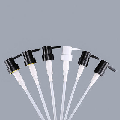 Khóa vặn vít màu đen và trắng 28mm 33mm Bơm phân phối kem dưỡng da cho chai dầu gội
