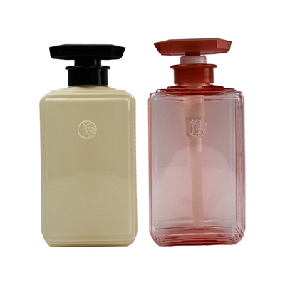 In 500ml PET Chai đựng sữa dưỡng da vuông rỗng rỗng cho chai dầu gội và dầu xả